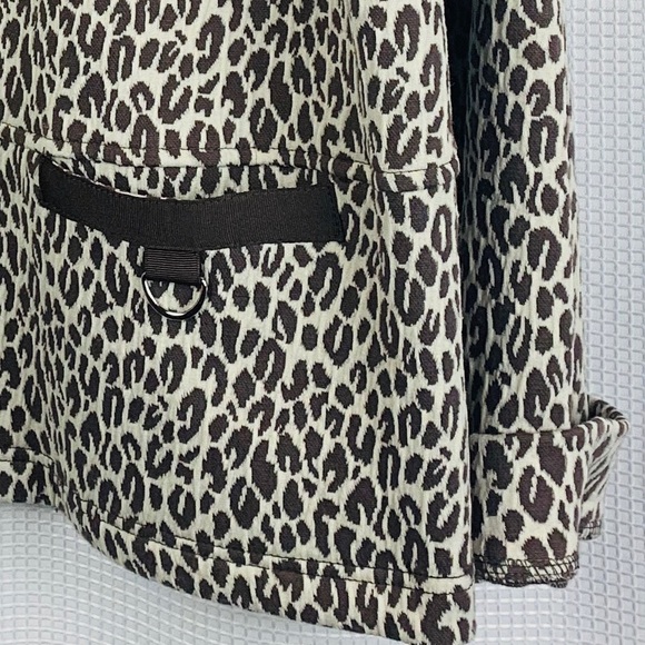 Rafael Sport Animal Print Zipper Front Jacket - Picture 4 of 5
